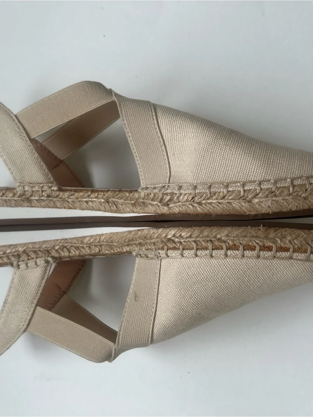 Lucky Brand Rifka slingback Women’s sandals In Cream Size 9M Pre Owned